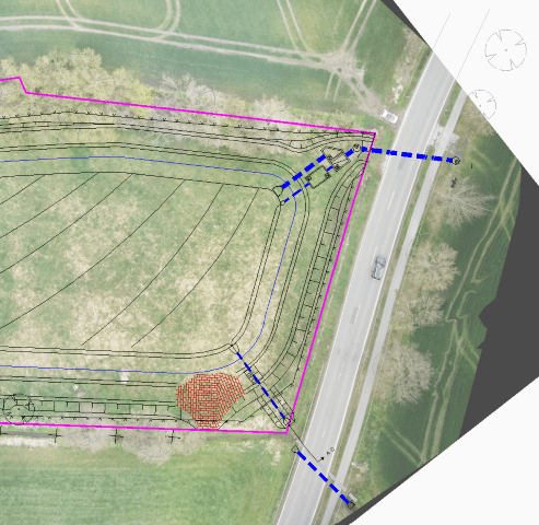 Creation of 2D map with a drone